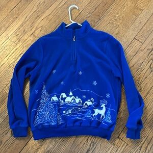 Christmas fleece sweater